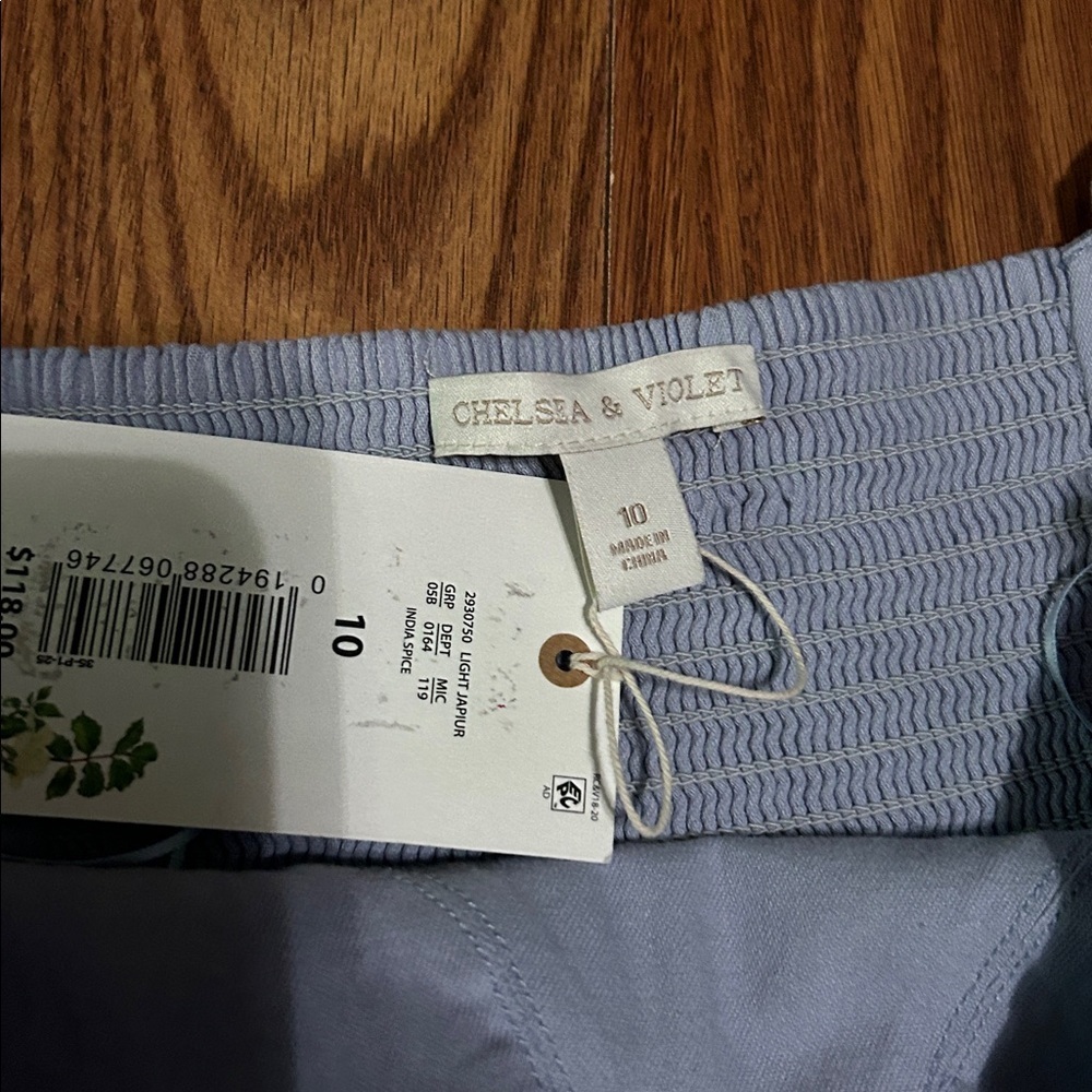 NWT Chelsea and Violet Adjustable Strap Wide Leg Ankle Length Jumper Women 10 - Picture 5 of 10